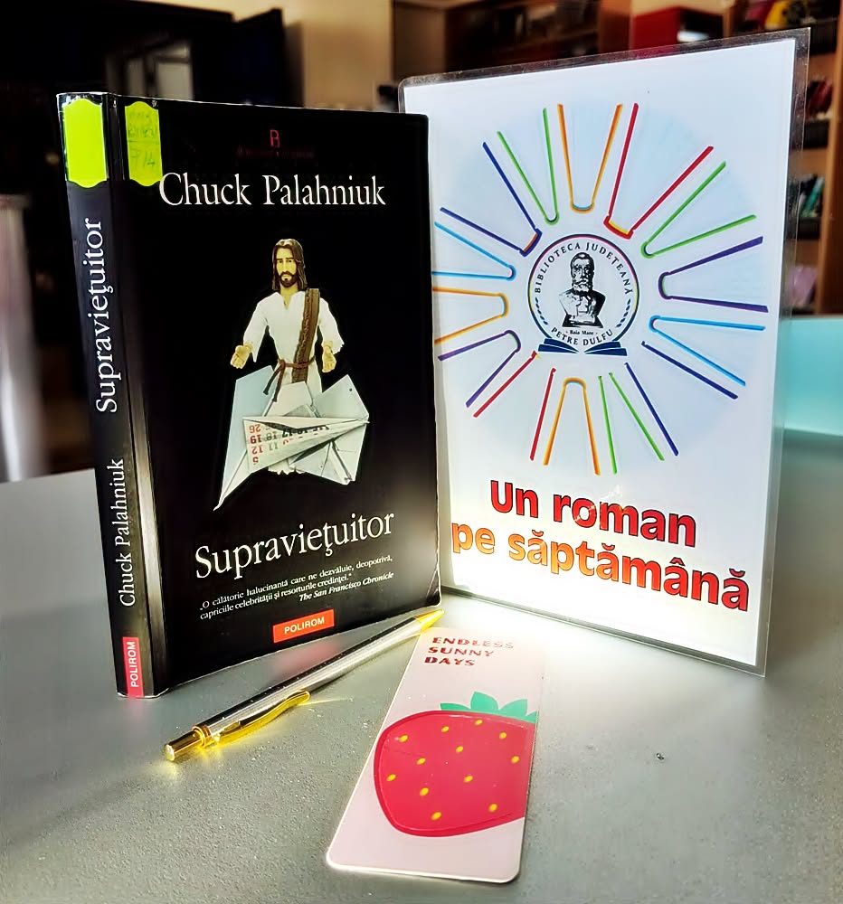 Biblioteca Județeană „Petre Dulfu” recomandă romanul „Supraviețuitor” de Chuck Palahniuk