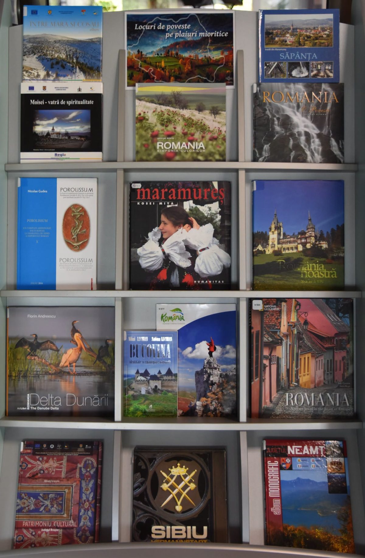 Expoziția de carte „Locuri de poveste pe plaiuri mioritice”, deschisă la Biblioteca Județeană „Petre Dulfu”